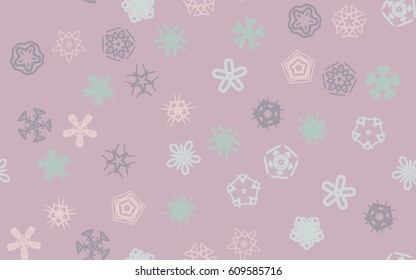 Abstract pattern. Five-sided elements. Openwork lines. Wallpaper. Background.