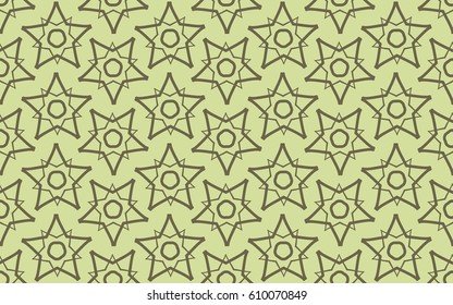 Abstract pattern. Five-sided elements. Wallpaper. Background.