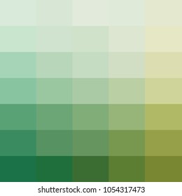 Abstract pattern in flat style. Green colors. Vector illustration