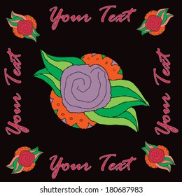 Abstract pattern, Floral background