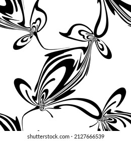 Abstract pattern. abstract floral and geometric  print pattern for textile design and fabrics.
