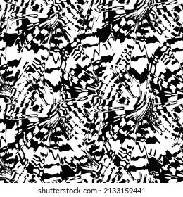 Motif abstrait. motif abstrait floral et géométrique d'impression pour le dessin et les tissus. motif abstrait harmonieux d'impression numérique de brosse
