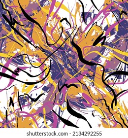Abstract pattern. abstract floral and geometric print pattern for textile design and fabrics. seamless abstract brush digital print pattern
