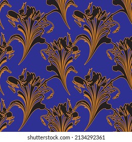 Patrón abstracto. patrón de impresión floral y geométrica abstracta para el diseño y los tejidos textiles. patrón de impresión digital de pincel abstracto transparente
