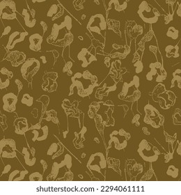 Abstract pattern. abstract floral and geometric print pattern for textile design 