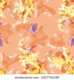 Abstract pattern. abstract floral and geometric print pattern for textile design
