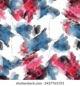 Abstract pattern. abstract floral and geometric print pattern for textile design
