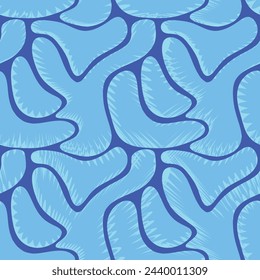 Abstract pattern. abstract floral and geometric print pattern for textile design
