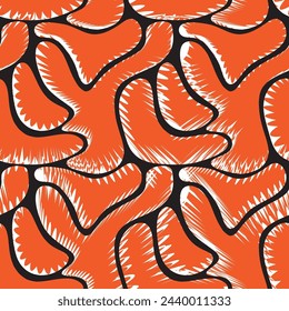 Abstract pattern. abstract floral and geometric print pattern for textile design
