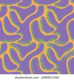 Abstract pattern. abstract floral and geometric print pattern for textile design
