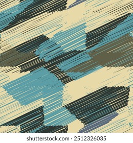 Abstract pattern. abstract floral and geometric print pattern for textile design and fabrics. seamless abstract brush digital print pattern
