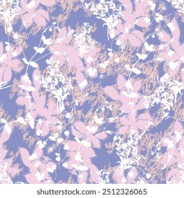 Abstract pattern. abstract floral and geometric print pattern for textile design and fabrics. seamless abstract brush digital print pattern
