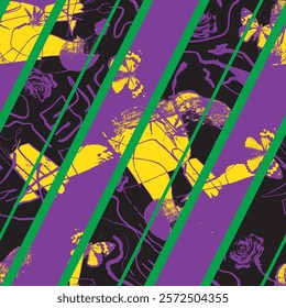 Abstract pattern. abstract floral and geometric print pattern for textile design
