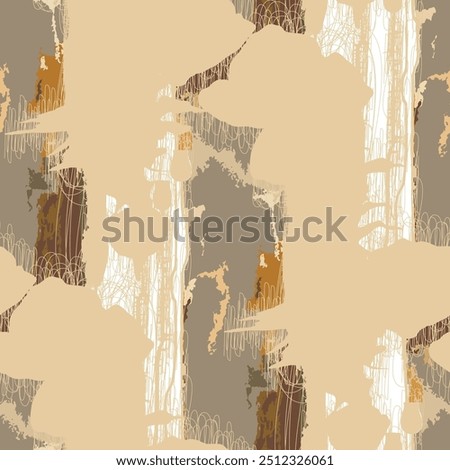 Abstract pattern. abstract floral and geometric print pattern for textile design and fabrics. seamless abstract brush digital print pattern
