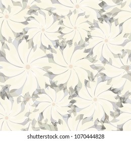 Abstract pattern. Floral seamless background. Fashion prints