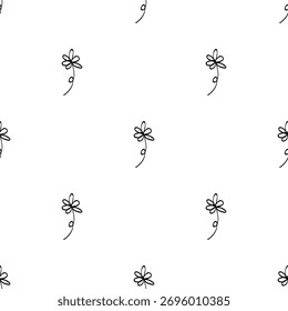 abstrato Padrão Floral Textura têxtil flor Ilustração