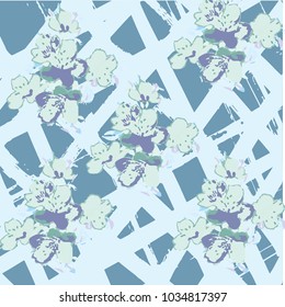 Abstract Pattern with Floral Vector