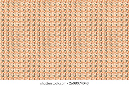 Abstract pattern with flowing organic shapes in apricot, terracotta, olive green, and warm beige, modern eco-friendly design, soft texture, seamless repeat