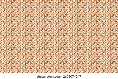 Abstract pattern with flowing organic shapes in apricot, terracotta, olive green, and warm beige, modern eco-friendly design, soft texture, seamless repeat