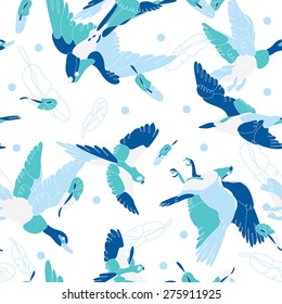 ABSTRACT PATTERN : FLYING WITH A BIRD 03