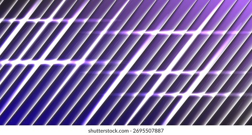 abstract pattern in the form of parallel diagonal lines with purple and blue color gradations modern