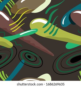 Patrón abstracto con formas de mano libre para niños, textiles, diseño.