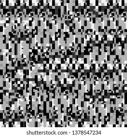 Abstract pattern. Geometric pattern, black and white squares. Seamless