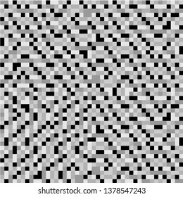 Abstract pattern. Geometric pattern, black and white squares. Seamless
