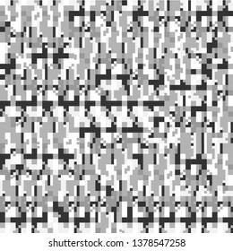 Abstract pattern. Geometric pattern, black and white squares. Seamless