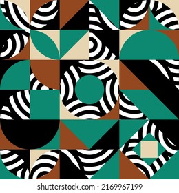Abstract pattern geometric design. Vector Illustration.