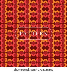 Abstract pattern with geometric ornament. Premium Vector Background
