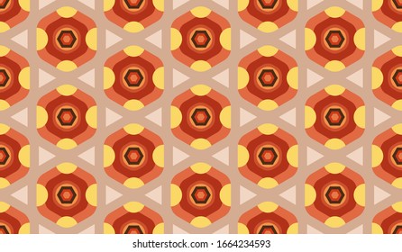 Abstract Pattern with Geometric Shapes