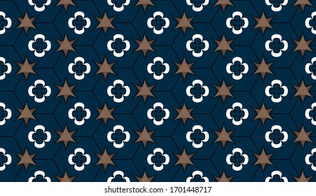 Abstract Pattern with Geometric Shapes