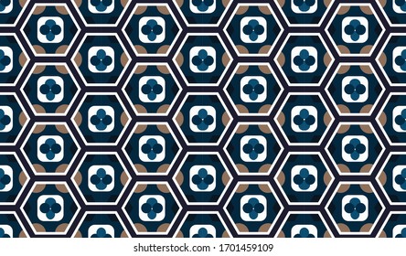 Abstract Pattern with Geometric Shapes
