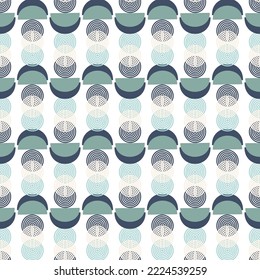 patrón abstracto de formas geométricas caóticamente para el fondo de afiches pancartas azul