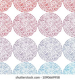 Abstract pattern from geometric shapes. Color background