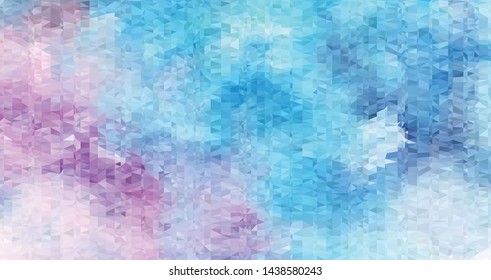 Abstract pattern of geometric shapes. Colorful gradient mosaic backdrop. Geometric  triangular background, vector
