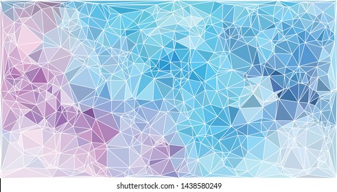 Abstract pattern of geometric shapes. Colorful gradient mosaic backdrop. Geometric  triangular background, vector