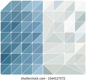Abstract pattern of geometric shapes. Colorful gradient mosaic backdrop. Geometric  triangular background, vector