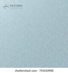 Abstract pattern of geometric shapes. light blue gradient mosaic background. Geometric hipster triangular seamless. vector illustration