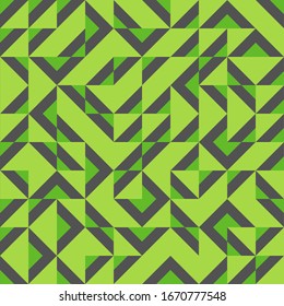 Abstract pattern of geometric shapes. Mosaic backdrop. Geometric  triangular background, vector. Tricolor.  Tile template design.