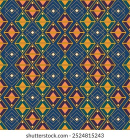 ein abstraktes Muster mit geometrischen Formen, nahtlosem Muster, Dreieck,