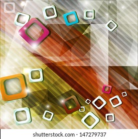 Abstract pattern of geometric shapes.Texture with flow light of effect. Geometric background. 