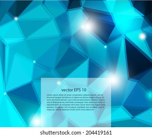 Abstract pattern of geometric shapes.Texture with flow light of effect. Geometric background. 