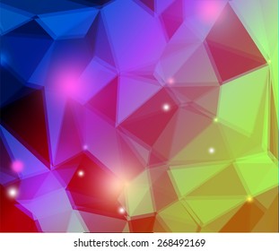 Patrón abstracto de formas geométricas.Textura con luz de flujo de efecto. Fondo geométrico. 