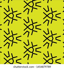 Abstract pattern in geometric style. Classic color with geometric shapes vector.