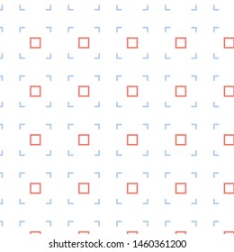 Abstract pattern in geometric style. Classic color with geometric shapes vector.