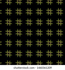Abstract pattern in geometric style. Classic color with geometric shapes vector.