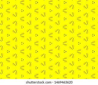 Abstract pattern in geometric style. Classic color with geometric shapes vector.