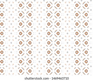 Abstract pattern in geometric style. Classic color with geometric shapes vector.